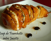 Millefeuilles de poire épicées au roquefort