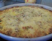 Un délicieux gratin de légumes très bon marché.