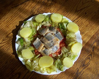 Salade de pommes de terre aux harengs