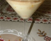 Tarte en verre aux abricots