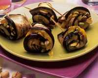 Maki d'aubergine à la pistache