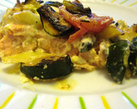 Gratin de saumon-légumes