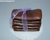 Financier au chocolat au lait