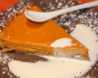 Cette recette de tarte sucrée au potiron est typique de la provence ! Un des fameux treize desserts !