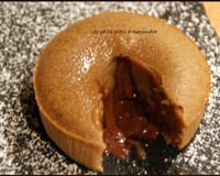 Mi-cuit à la crème de marrons cœur chocolat noir