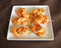 Tapas de crevettes