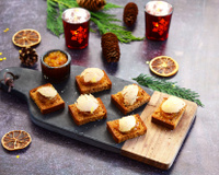 Toast de foie gras et chutney de mangue