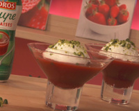 Île flottante version Soupe de Fraises Andros
