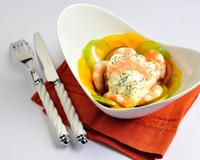 Une salade estivale avec les tomates qui ont enfin du goût.