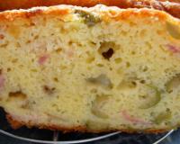 Cake jambon olives comté ultra moelleux