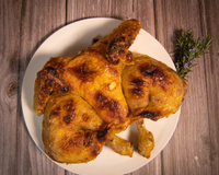 Poulet entier au barbecue
