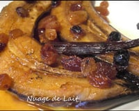 Bananes rôties à la vanille