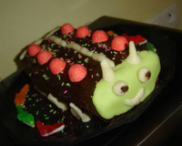 Gâteau chenille au chocolat