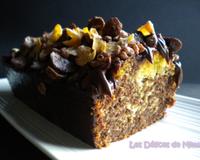 C"est vendredi, tout est permis, alors je vous propose ce délicieux cake marbré recouvert d"une ganache au chocolat et de céréales croustillantes.…