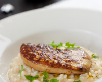 Risotto au Champagne, Escalope de Foie Gras Poêlée