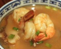 Soupe aux crevettes et à la citronnelle