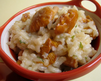 Risotto aux girolles maison