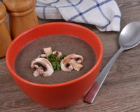 Velouté au champignons de paris