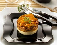 Parmentier de confit de canard aux pommes