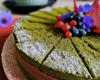Cake thé matcha