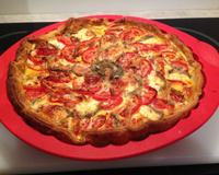 Tarte à la tomate et au chèvre