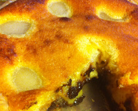 Tarte frangipane poire chocolat