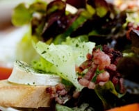 Salade de chèvre chaud rapide