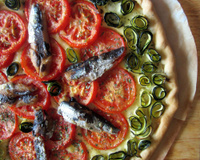 Tarte estivale aux sardines