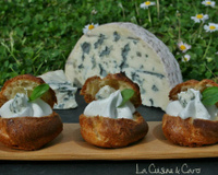 Petits choux apéritifs à la Fourme d'Ambert