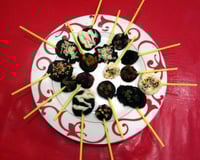 Sucettes au chocolat pour enfants