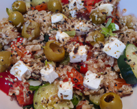 Salade grecque au quinoa