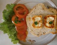 Chèvre chaud cuit au miel, accompagné de ses crudités