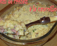 Gratin de crozets à la cancoillotte