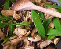 Poulet sauté à la sauce d'huîtres