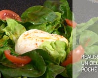 Oeufs pochés à la vapeur