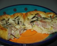 Tartelette courgette, saumon et chèvre