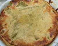 Clafoutis à la rhubarbe