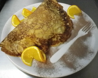 Crêpe soufflée au citron