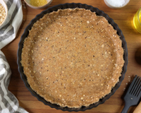 La pâte à tarte de Laurence Salomon aux flocons d'avoine et à l'huile d'olive