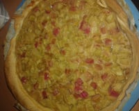Tarte à la rhubarbe classique
