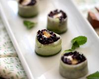 De petits sushis revisités avec Caprice des Anges.
Une recette proposée par Anne du blog 'On dîne chez Nanou'.