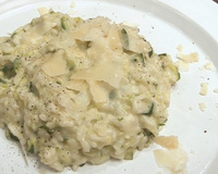 Risotto crèmeux aux courgettes