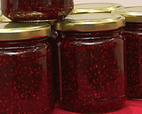 Confiture de framboises