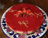 Cheesecake fraise citron