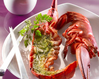 Homard au beurre persillé