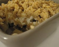 Crumble d'endives au chèvre et aux pommes