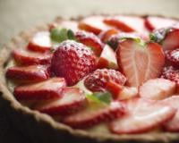 Tarte aux fraises et à la crème pâtissière