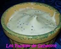Mousse vanillée au pavot