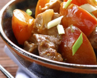 Porc aigre-doux aux prunes