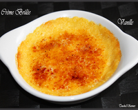 Crème brûlée à la vanille économique